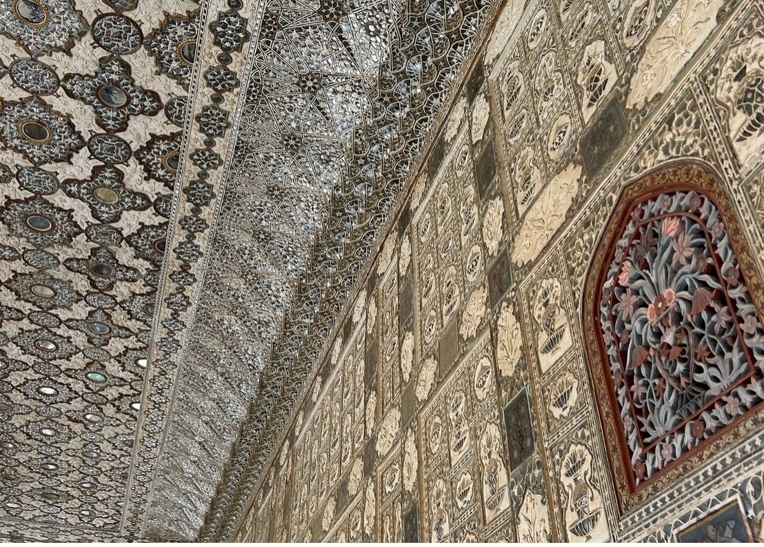 インドのジャイプルの鏡の間