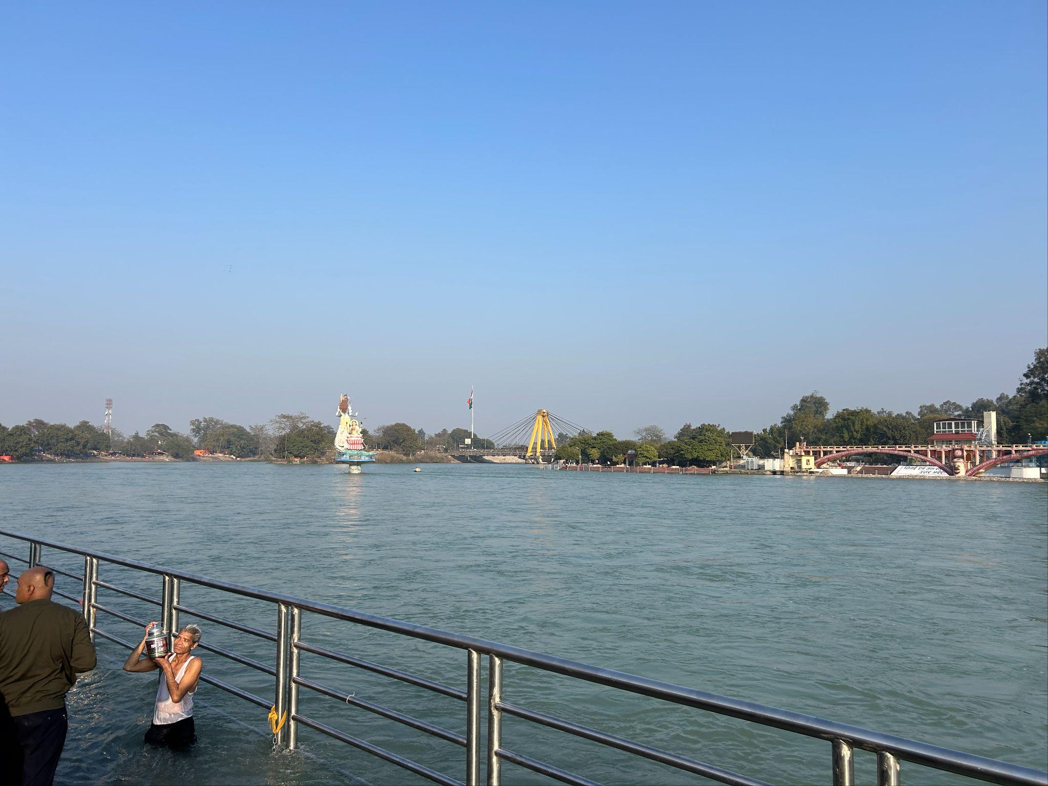 インドのハリドワールのヴィシュヌ神