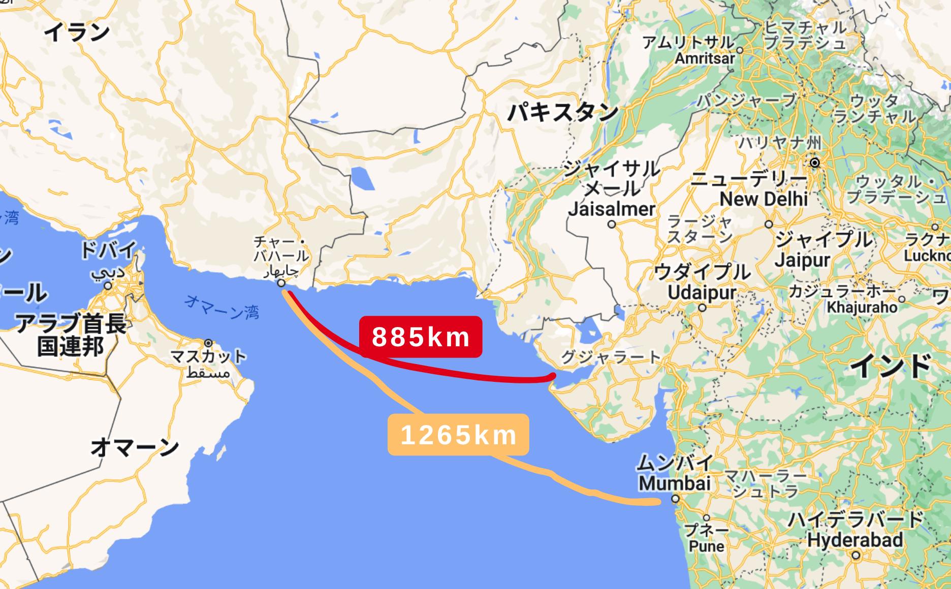 インドのイラン港湾開発への投資